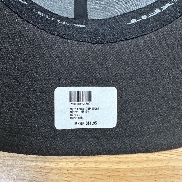 Travis Matthew Rum Days Snapback Hat Blue Golf Party 110 Flex Cap New With TAG - Picture 9 of 10